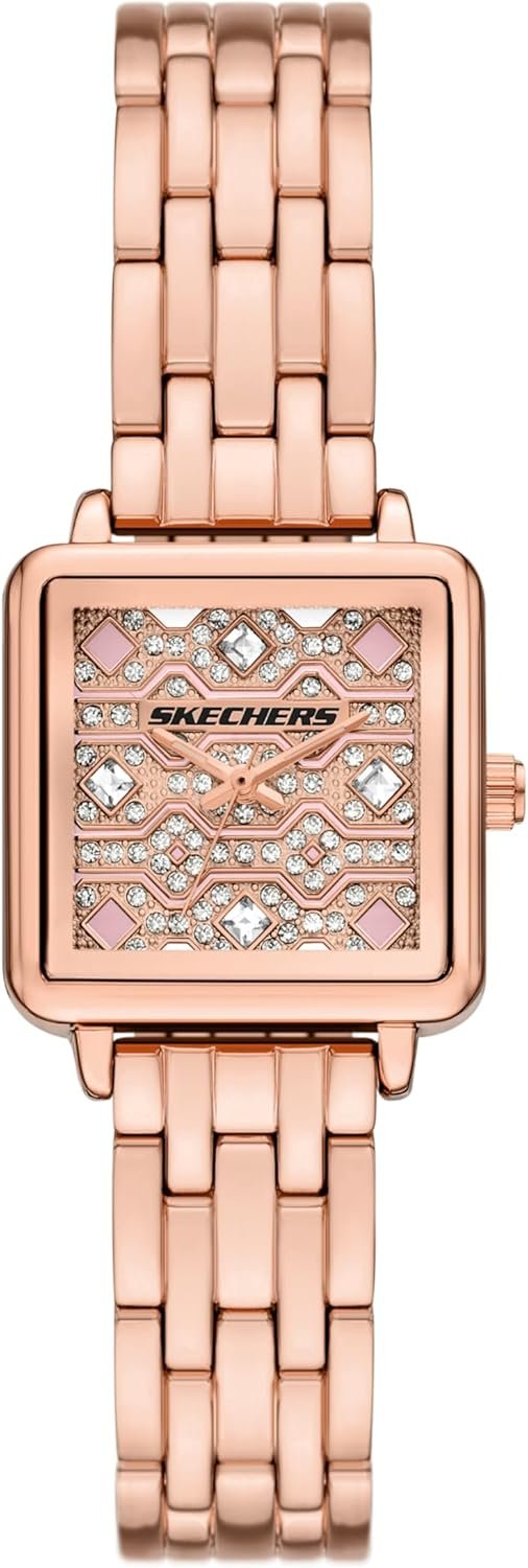 Skechers Women's Katella Analog Rose Gold-Tone Metal Watch (Model: SR6338)