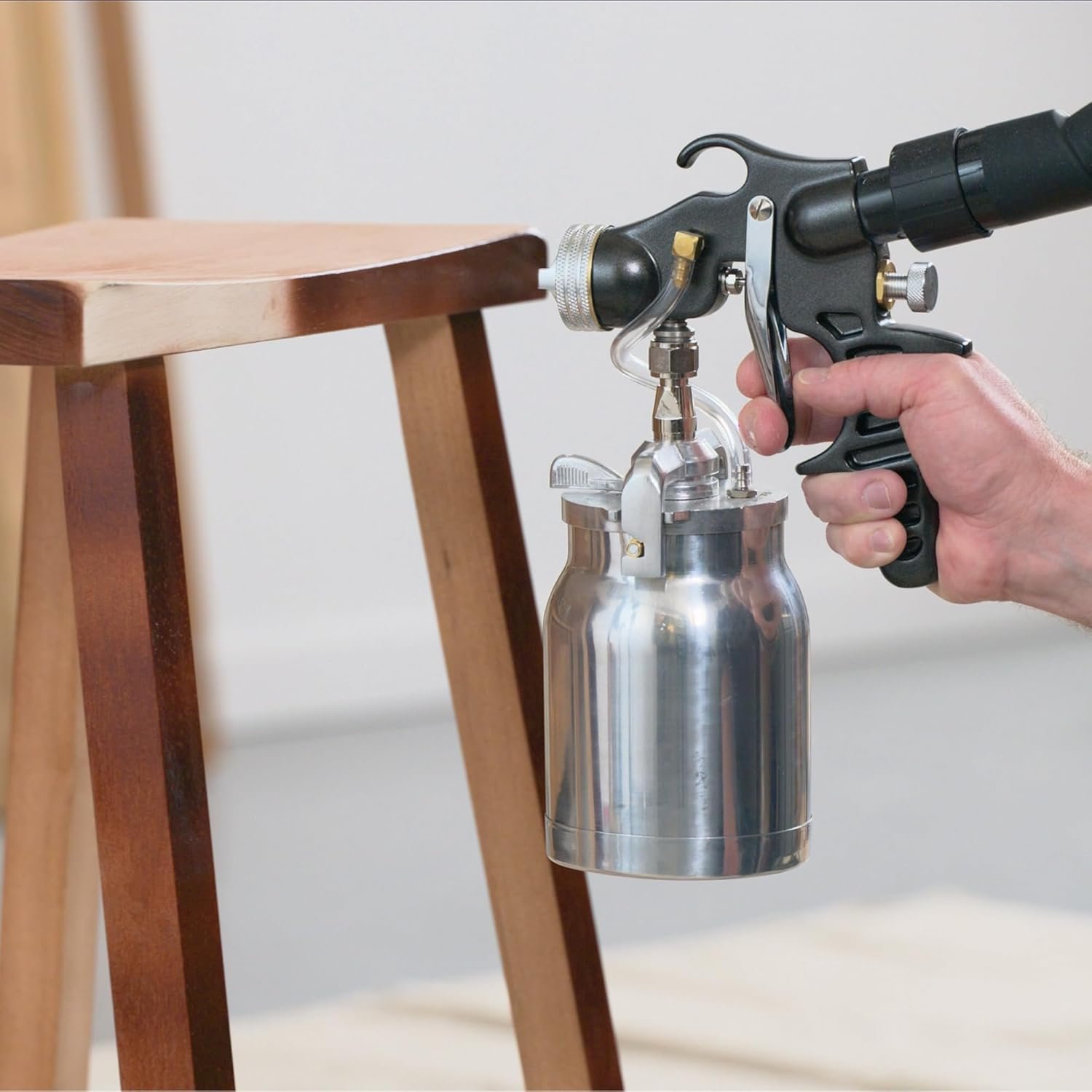 Wagner Spraytech 2443205 Earlex 5700 Stationary HVLP Paint Sprayer for Woodworking and Furniture Refinishing, Fine Finishing with Oil & Water Based Materials, Adjustable Settings - Image 11