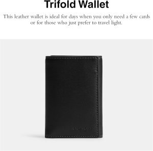 Trifold Wallet in Natural Full-Grain Leather