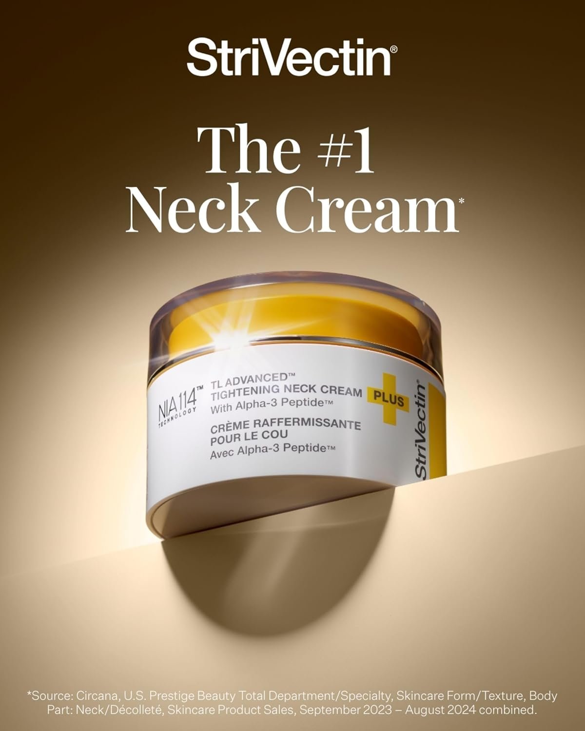 StriVectin Tighten and Lift Advanced Neck Cream PLUS with Alpha-3 Peptides for Neck and Décolleté, Smoothing Look of Wrinkles and Fine Lines, Improves Crepey Skin and Vertical Lines, 1.7 Ounce - Image 2