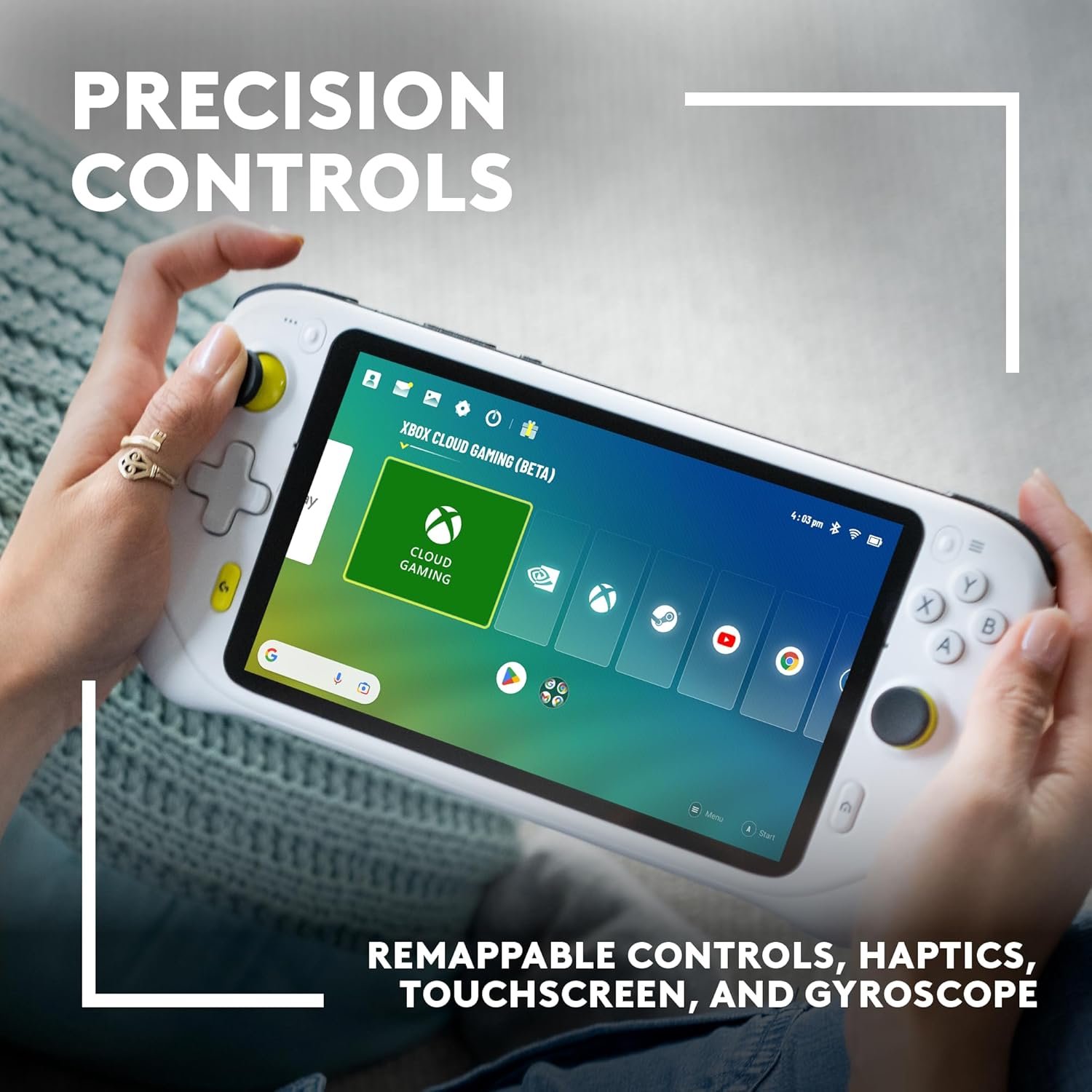 Logitech G Cloud Handheld Portable Gaming Console with Long-Battery Life, 1080P 7-Inch Touchscreen, Lightweight Design, Xbox Cloud Gaming, NVIDIA GeForce NOW, Google Play - Image 8