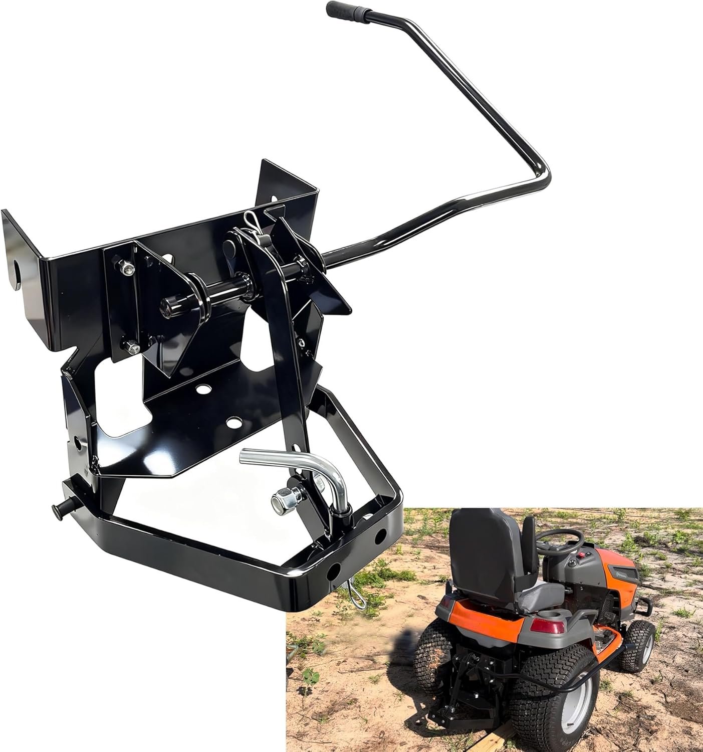 Garden Tractor Sleeve of The Lawn Mower Tractor is Attached to The Accessory and Then Installed on The Frame, Compatible with Husqvarna 585607901/ Craftsman T200 and T300