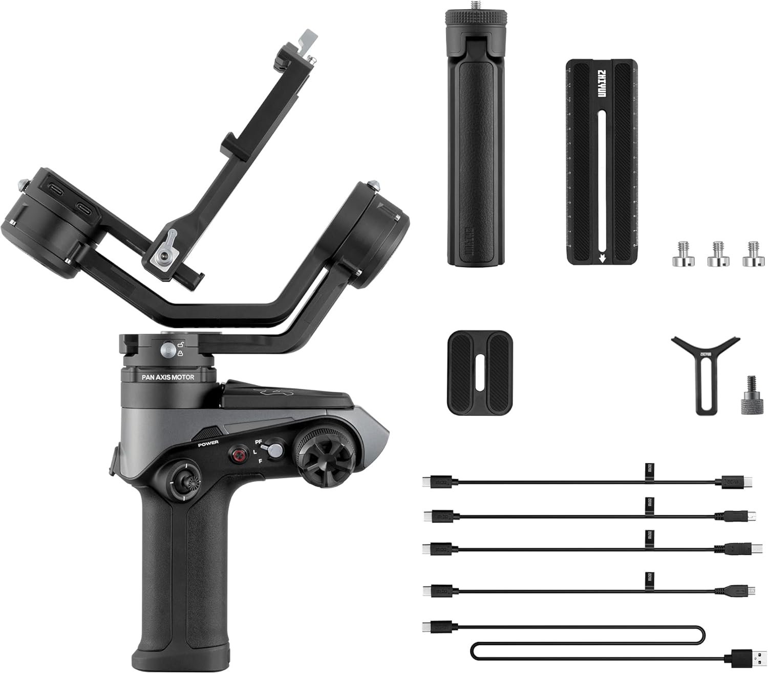ZHIYUN Weebill 2, 3-Axis Gimbal Stabilizer for DSLR and Mirrorless Camera, Nikon Sony Panasonic Canon Fujifilm BMPCC 6K, Full-Color Touchscreen, PD Fast Charge - Image 2