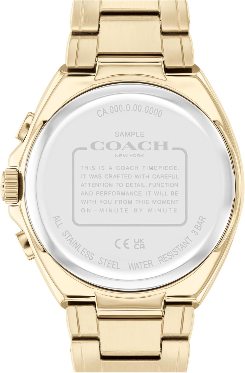 COACH Jackson Men's Chronograph Watch - Date Window and Subdials for Hours, Minutes, Seconds - Water Resistant 3 ATM/30 Meters - Gift for Him - Premium Fashion Timepiece for Everyday Wear - 45mm - Image 3
