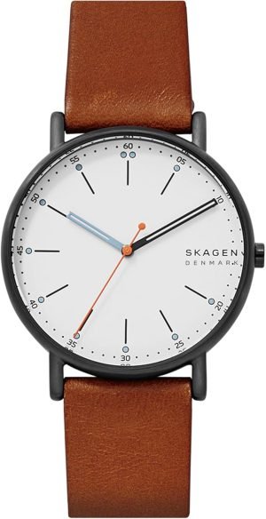 Skagen Signatur Minimalist Men’s Watch with Stainless Steel Bracelet, Mesh or Leather Band