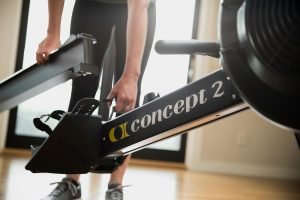 Concept2 RowErg Indoor Rowing Machine – PM5 Monitor, Device Holder, Adjustable Air Resistance, Easy Storage