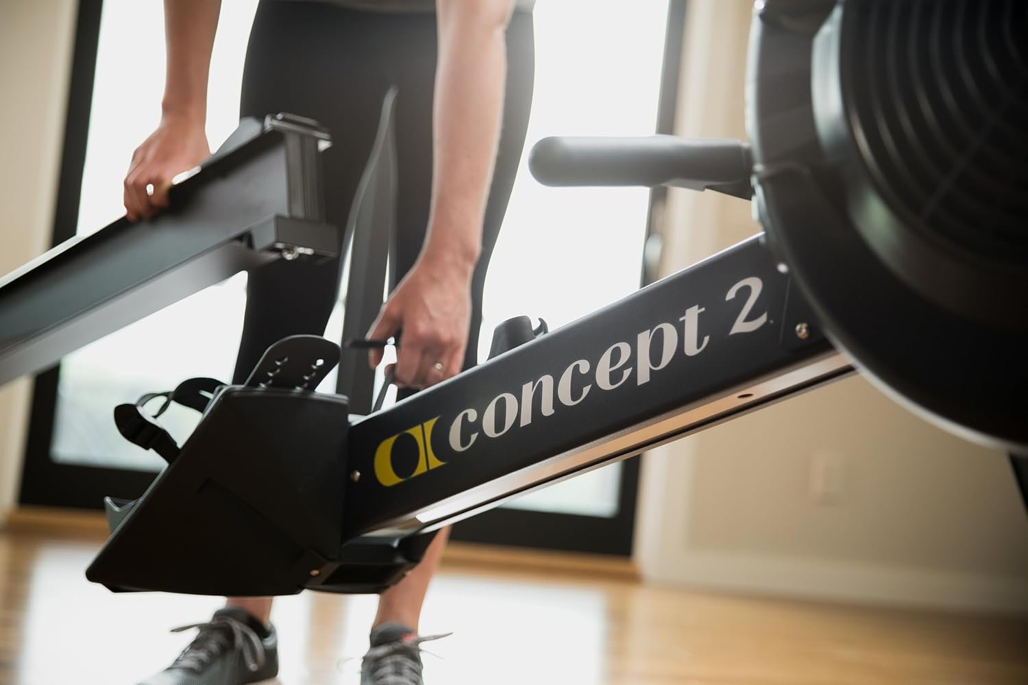 Concept2 RowErg Indoor Rowing Machine - PM5 Monitor, Device Holder, Adjustable Air Resistance, Easy Storage - Image 2
