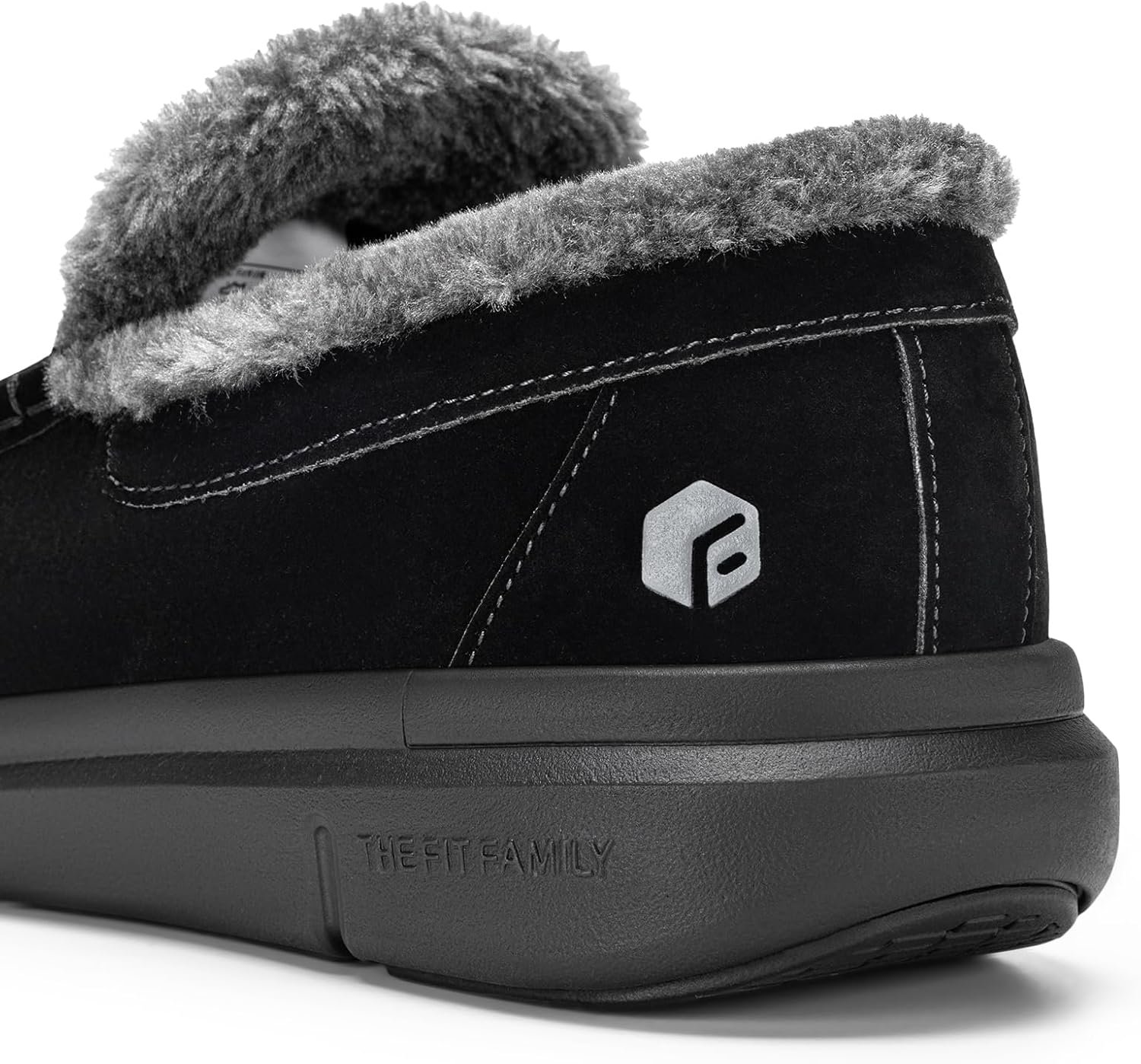 FitVille Extra Wide Men Slippers Slip-on House Slipper Non Slip Orthopedic Winter Shoes for Flat Feet Indoor & Outdoor - Image 2