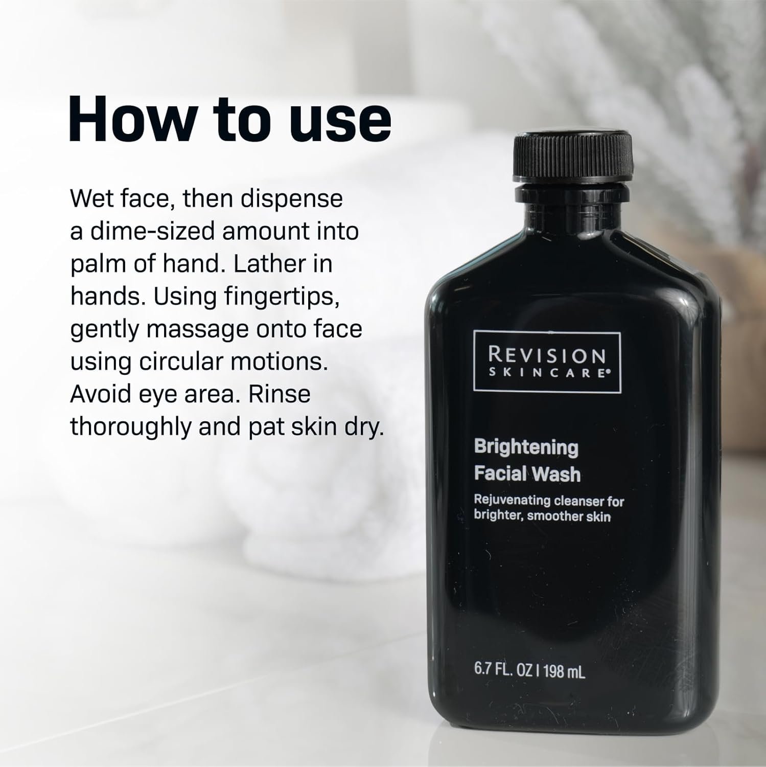Revision Skincare Brightening Facial Wash, Exfoliating Face Cleanser with Vitamin C and Vitamin E - Image 4