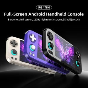 RG476H Retro Game Console Android 13 System Unisoc T820 RG 476H Handheld Game 4.7-inch LTPS Multi-Touch Screen Online Fighting Joystick Supports Output WiFi 5000mAh 8+ 128GB (RG476H-Black-new)