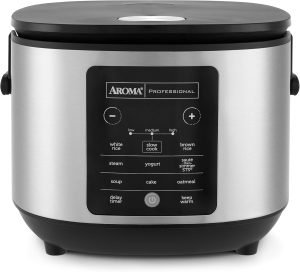 AROMA® 12-Cup (Cooked) Slow Cook Rice Cooker and Brown Rice Cooker with Lift-Out Pot Hand...