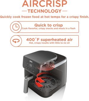 Ninja | Air Fryer | 4-in-1 Pro Air Fry, Roast, Reheat, Dehydrate | 5QT Capacity fits up to...