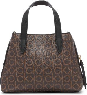 Calvin Klein Womens Millie 2 in 1 Triple Compartment Mini Satchel Crossbody