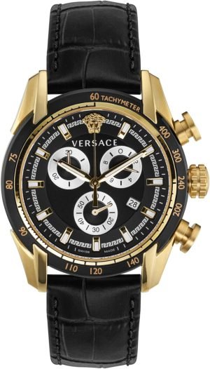 Versace V-Ray Collection Luxury Mens Watch Timepiece