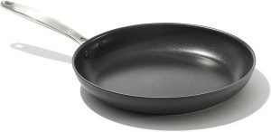 OXO Enhanced 12″ Frying Pan Skillet, PFAS-Free Ceramic Nonstick, Durable Hard Anodiz...