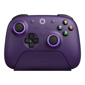 8Bitdo Ultimate 2 Wireless Gaming Controller with TMR Joysticks, Switchable Hall Effect/Tactile Triggers, 8Speed Wireless Tech, Charging Dock, RGB Fire Ring for PC & Android – Purper
