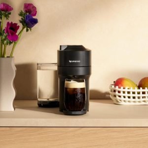Nespresso Vertuo Pop+ Coffee and Espresso Machine by De’Longhi, Liquorice Black
