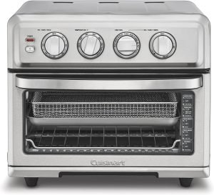 Cuisinart Air Fryer Toaster Oven with Grill, 1800W 8-1 Air Fryer Oven with Bake, Convectio...