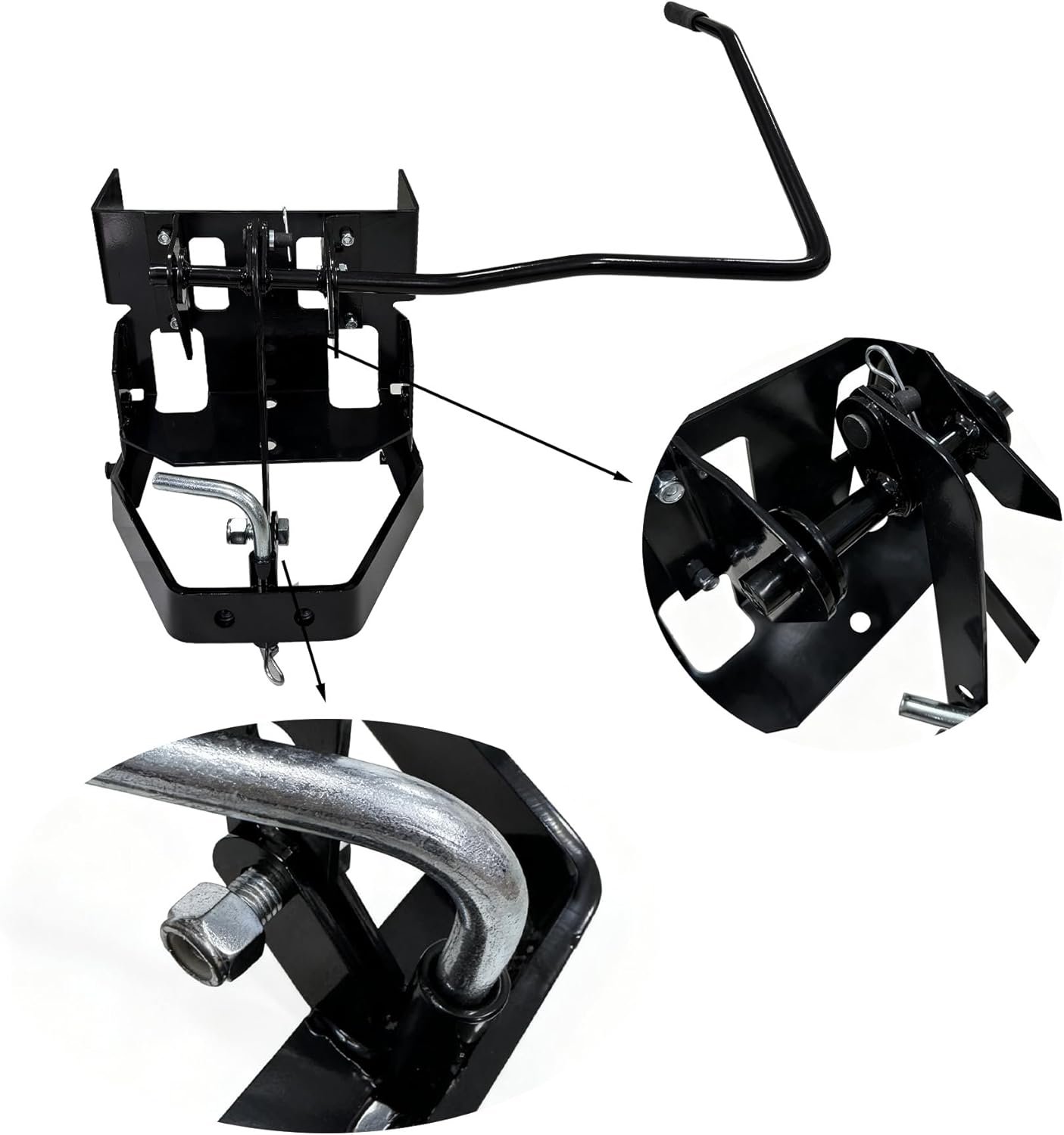 Garden Tractor Sleeve of The Lawn Mower Tractor is Attached to The Accessory and Then Installed on The Frame, Compatible with Husqvarna 585607901/ Craftsman T200 and T300 - Image 3