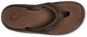 OLUKAI Ohana Men’s Beach Sandals, Water Resistant Flip Flops, Arch Support & Comfort Fit, Lightweight & Durable, Enhanced Grip & Traction