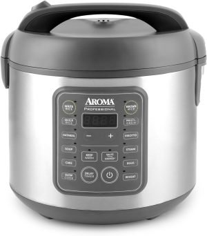 AROMA Professional Digital Rice Cooker, 10-Cup (Uncooked) / 20-Cup (Cooked), Multicooker, ...