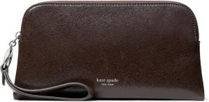 kate spade new york Halo Glazed Leather Medium Wristlet
