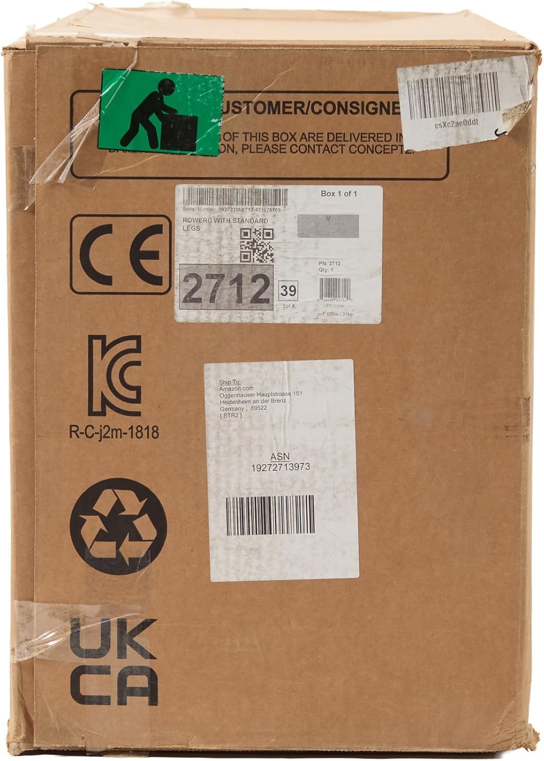 Concept2 RowErg Indoor Rowing Machine - PM5 Monitor, Device Holder, Adjustable Air Resistance, Easy Storage - Image 19