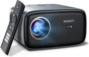 4K Smart TV Projector Compatible with Netflix, Portable Outdoor Projector with WiFi and Bluetooth ,AI Auto Focus & Keystone, Movie Projector with 30W Dolby, APP, HDR10+, Ceiling Proyector Home Theater
