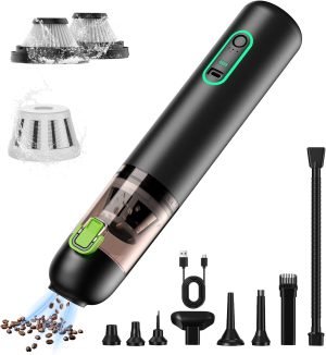 Car Vaccum, Rapair VC28 Handheld Vacuum, 4-in-1 Mini Vacuum Cleaner with 20000pa Suction P...