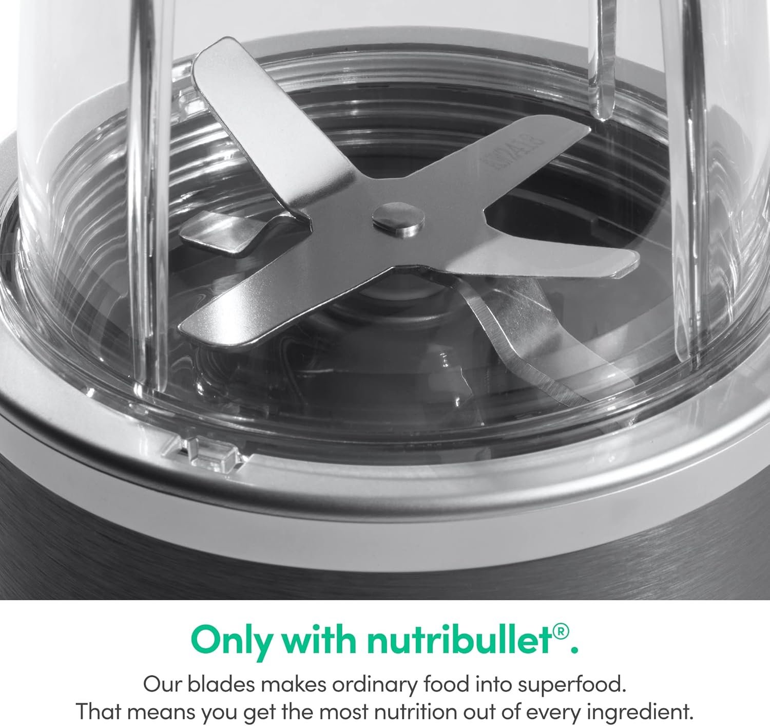 nutribullet Personal Blender, Shakes, Smoothies, Food Prep, and Frozen Blending, 24 Ounces, 600 Watt, Gray, NBR-0601WM - Image 4