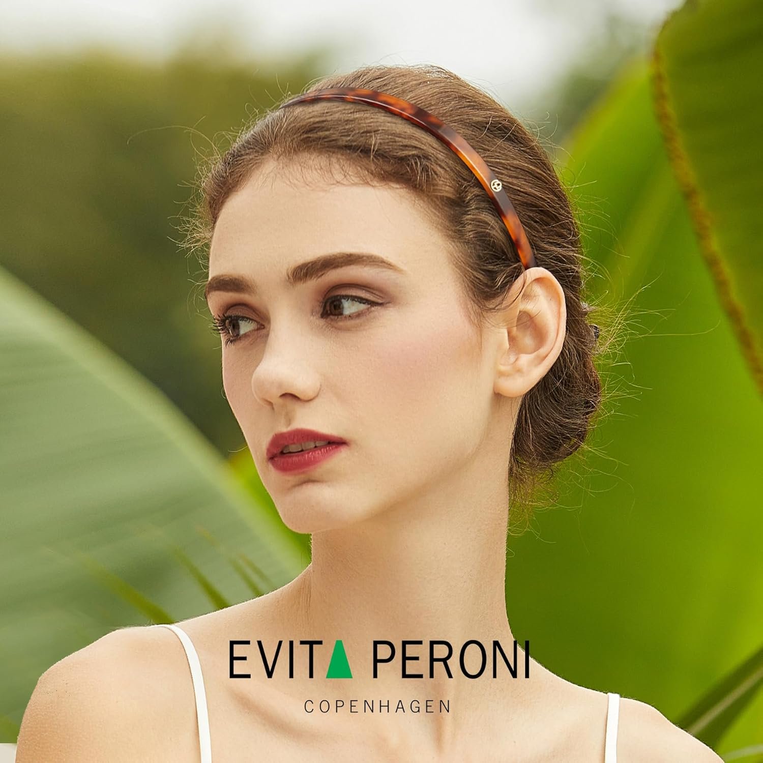 EVITA PERONI Hairband Designed for Eyewear, 3PCS - Basic Color - Tortoise & Amber & Black, Acetate, Fashion Thin Non-Slip Hair Accessories for Women Securing Hair - Image 8