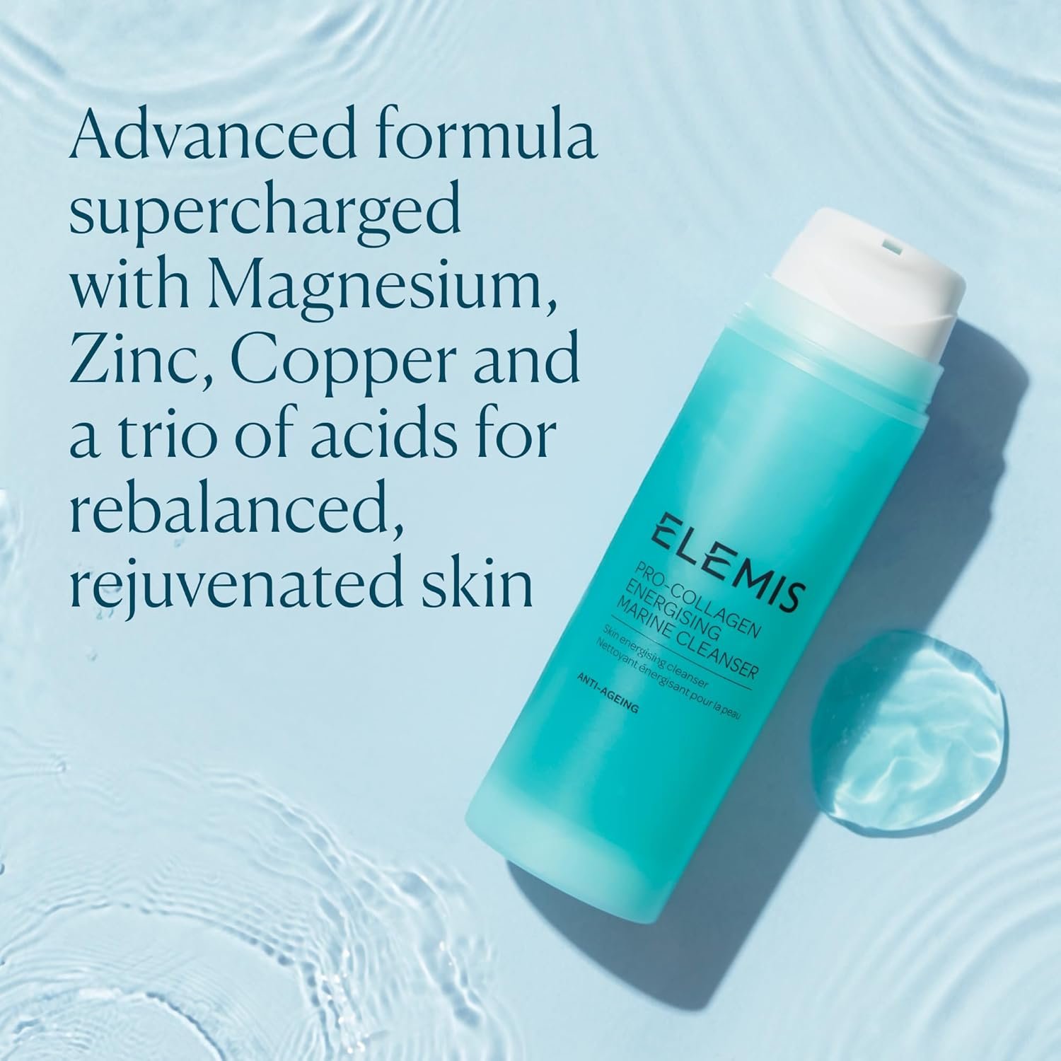 ELEMIS Pro-Collagen Energising Marine Cleanser 150ml – Anti-Aging Gel Face Wash To Purify, Energize & Refresh Skin with Magnesium & Zinc - Image 3