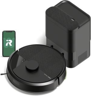 iRobot Roomba 105 Vac Robot Vacuum with AutoEmpty Dock – Self-Empties for 75 Days, Easy to use, Intense Power-Lifting Suction, LiDAR Navigation, Multi-Surface Cleaning, Cleans in Neat Rows