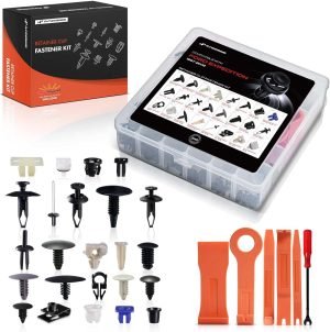 A-Premium 240PCS (21-Type) Car Retainer Clip Kit Compatible with Ford Expedition 1997-2002...