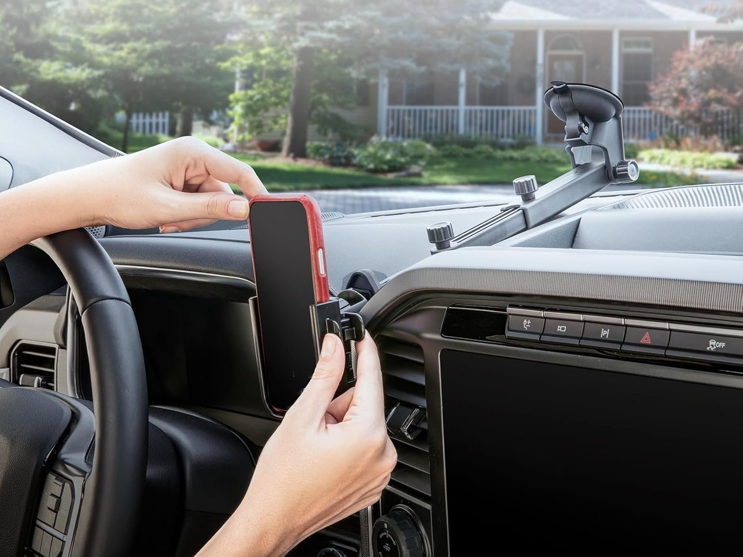 WeatherTech WindshieldFone Universal Windshield-Mounted Car Phone Holder - Image 4