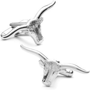Cufflinks Inc. Longhorn Steer Cufflinks