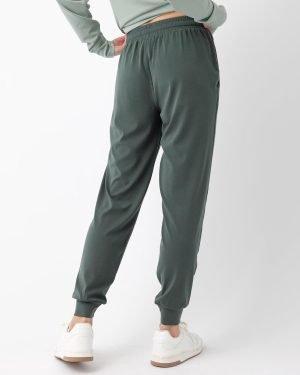 Cozy Earth Women’s Studio Jogger Pants – Mid-Rise Lightweight Athletic Joggers wit...