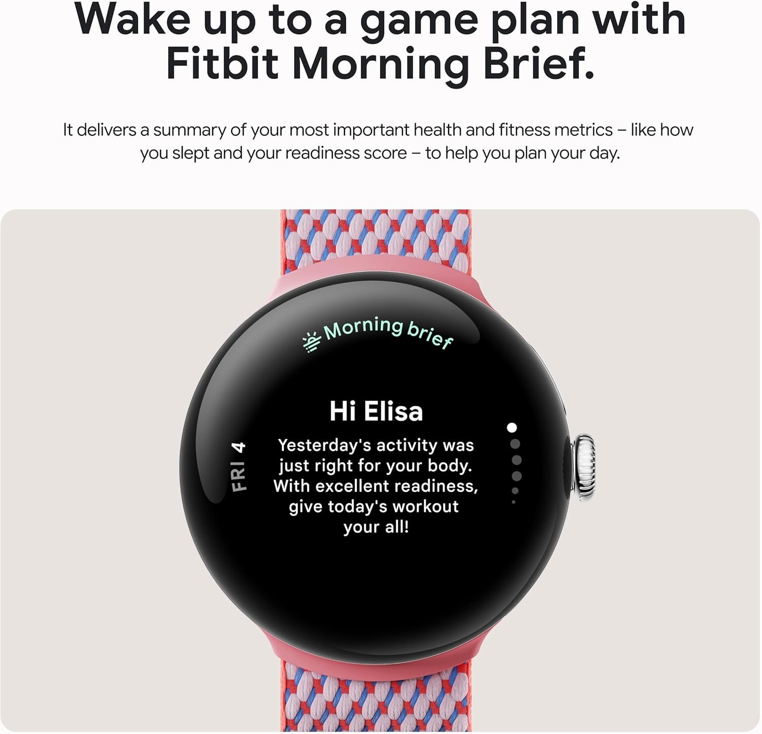 Google Pixel Watch 3 (45mm) 2024 Model - Android Smartwatch, Heart Rate Tracking, Fitbit Advanced Running, Fitness Insights, 24-Hour Battery - Matte Black Aluminum Case - Obsidian Band - Wi-Fi - Image 7