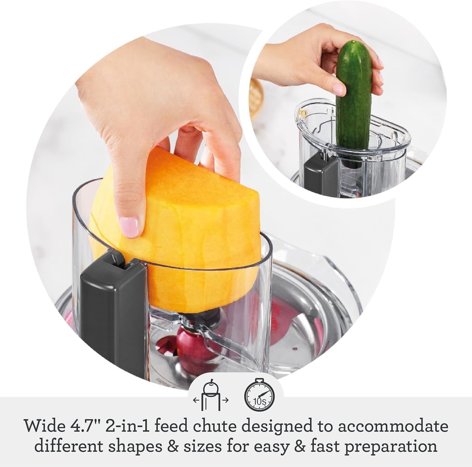 Breville BFP638 Paradice 9 Cup Food Processor and Dicer, Small, Brushed Stainless Steel - Image 5