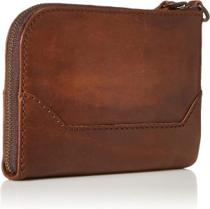 FRYE Melissa Leather Wristlet, Stylist Purse Design with Wallet & Zip Closure