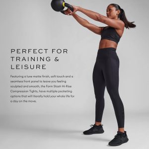 2XU Women’s Form Hi-Rise Compression Tights – Performance Activewear for Train...
