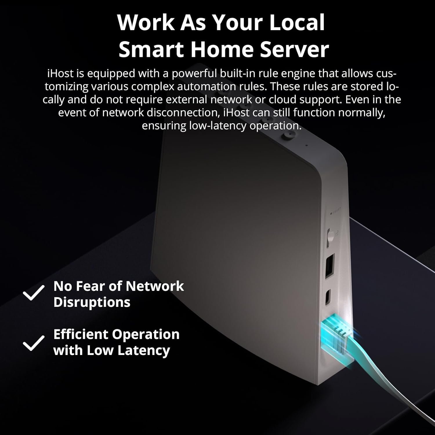 SONOFF iHost Smart Home Hub, 4G Central Control Gateway, Private Local Server for Secure Home Automation, LAN&Zigbee Compatibility, Local Data Storage and Open API for Customization(RV1126 DDR4 4GB) - Image 5