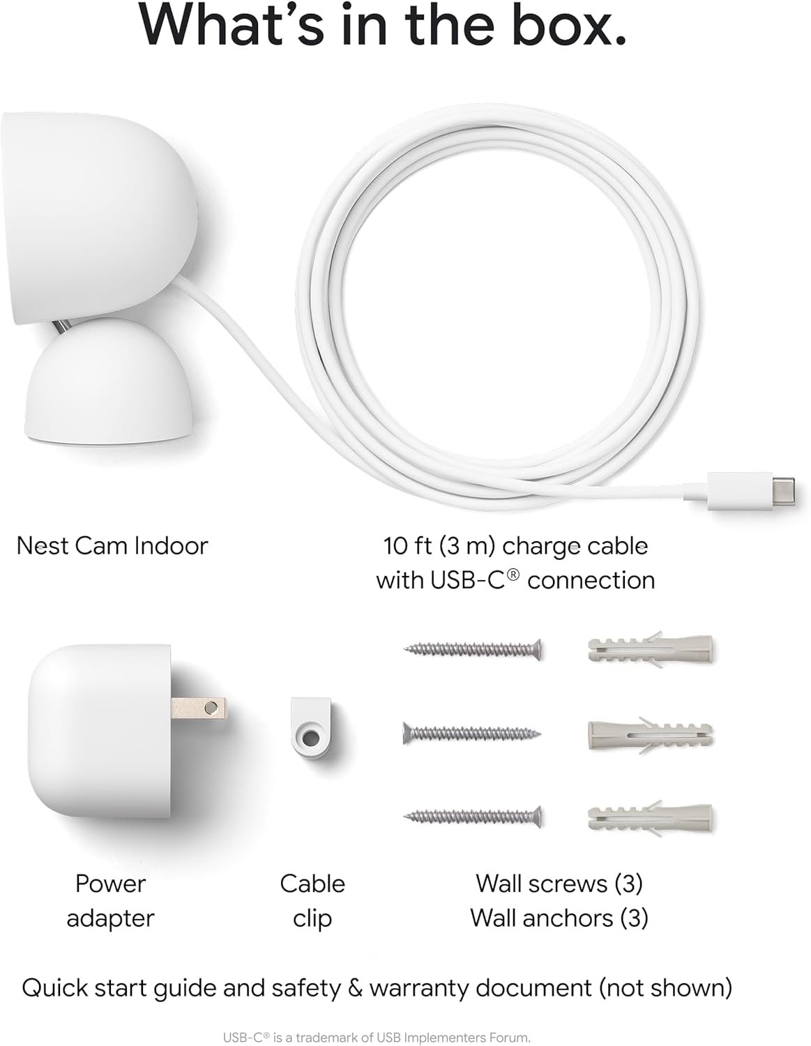 Google Nest Cam Indoor (Wired, 3rd Gen) - Security Camera with 2K Video and Gemini, Night Vision, 2-Way Audio, Works with Google Home - 2025 Model - Snow - Image 12