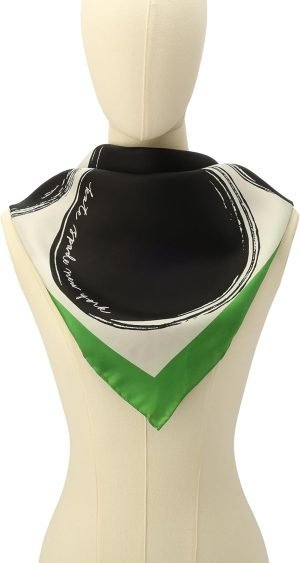 kate spade new york Women’s Splodge Silk Square Scarf, Stylish & Lightweight Fashion Accessory for Everyday