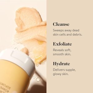 goop Beauty Microderm Body Polish | Exfoliating Scrub & Foaming Cleanser for Glowing Skin | Salts & Kakadu Plum Seed Oil for Hydration | Inspired by Microdermabrasion | 6 fl oz