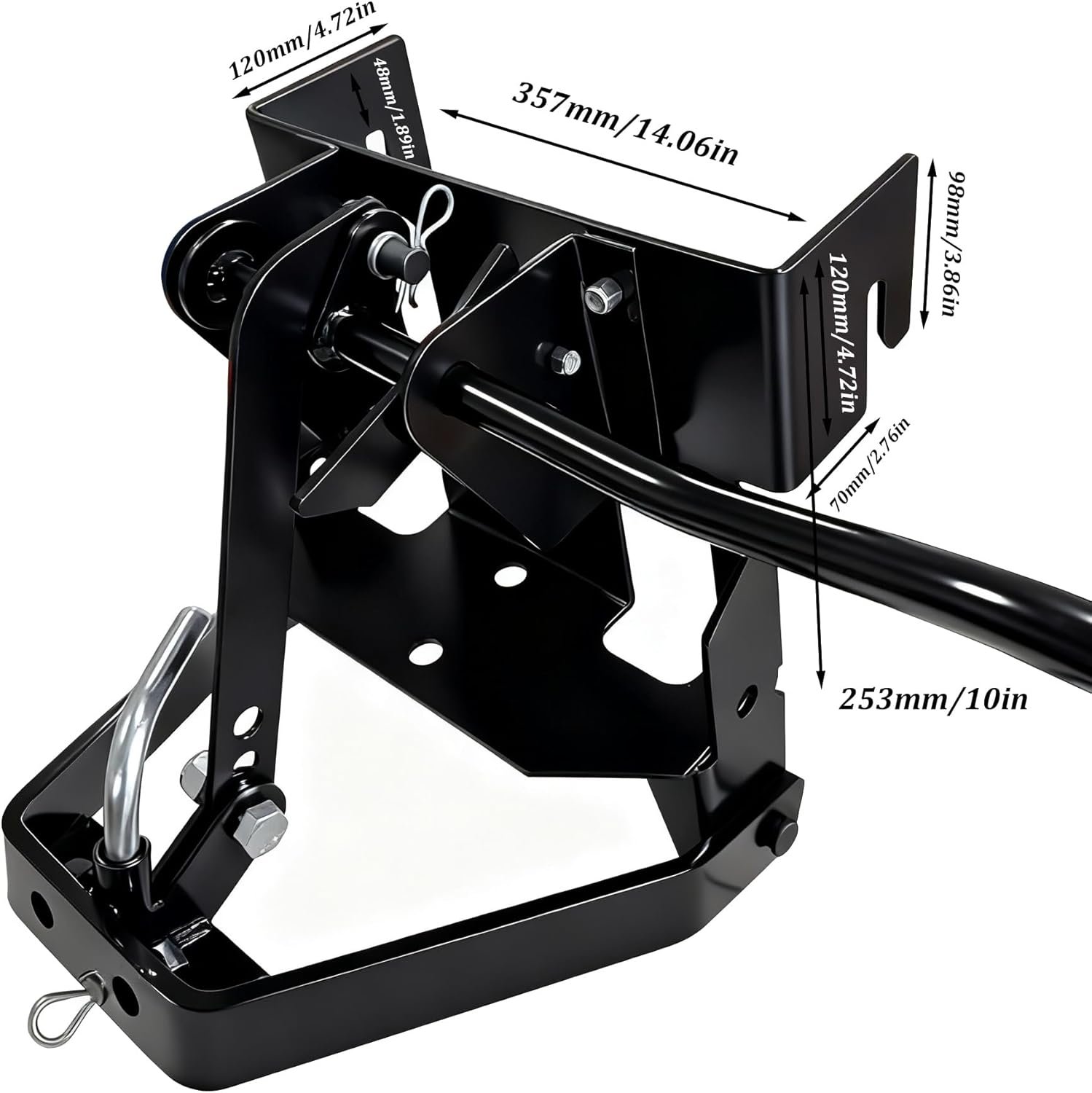 Garden Tractor Sleeve of The Lawn Mower Tractor is Attached to The Accessory and Then Installed on The Frame, Compatible with Husqvarna 585607901/ Craftsman T200 and T300 - Image 2