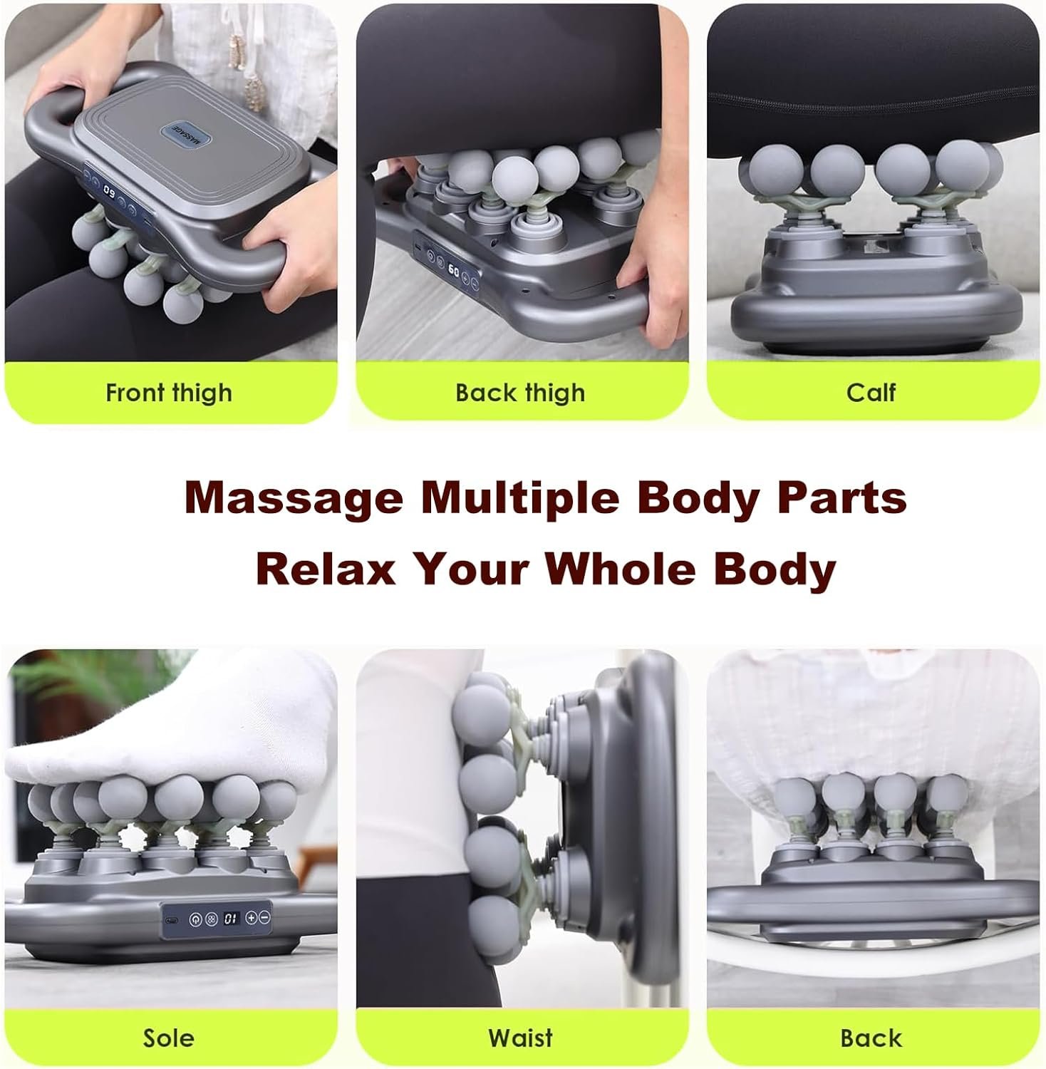 28-Head Massage Gun Set, Deep Tissue Percussion Massager with 9 Modes and 9 Adjustable Intensities,Quiet Muscle Massage Gun for Back,Shoulders, Legs, Foot, Body Muscle Pain Relief, Dark Grey - Image 3