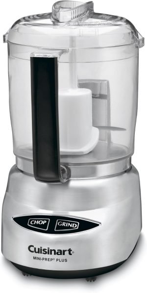 Cuisinart Mini Prep Plus Food Processor, 4 Cup, Brushed Stainless (Shiny)