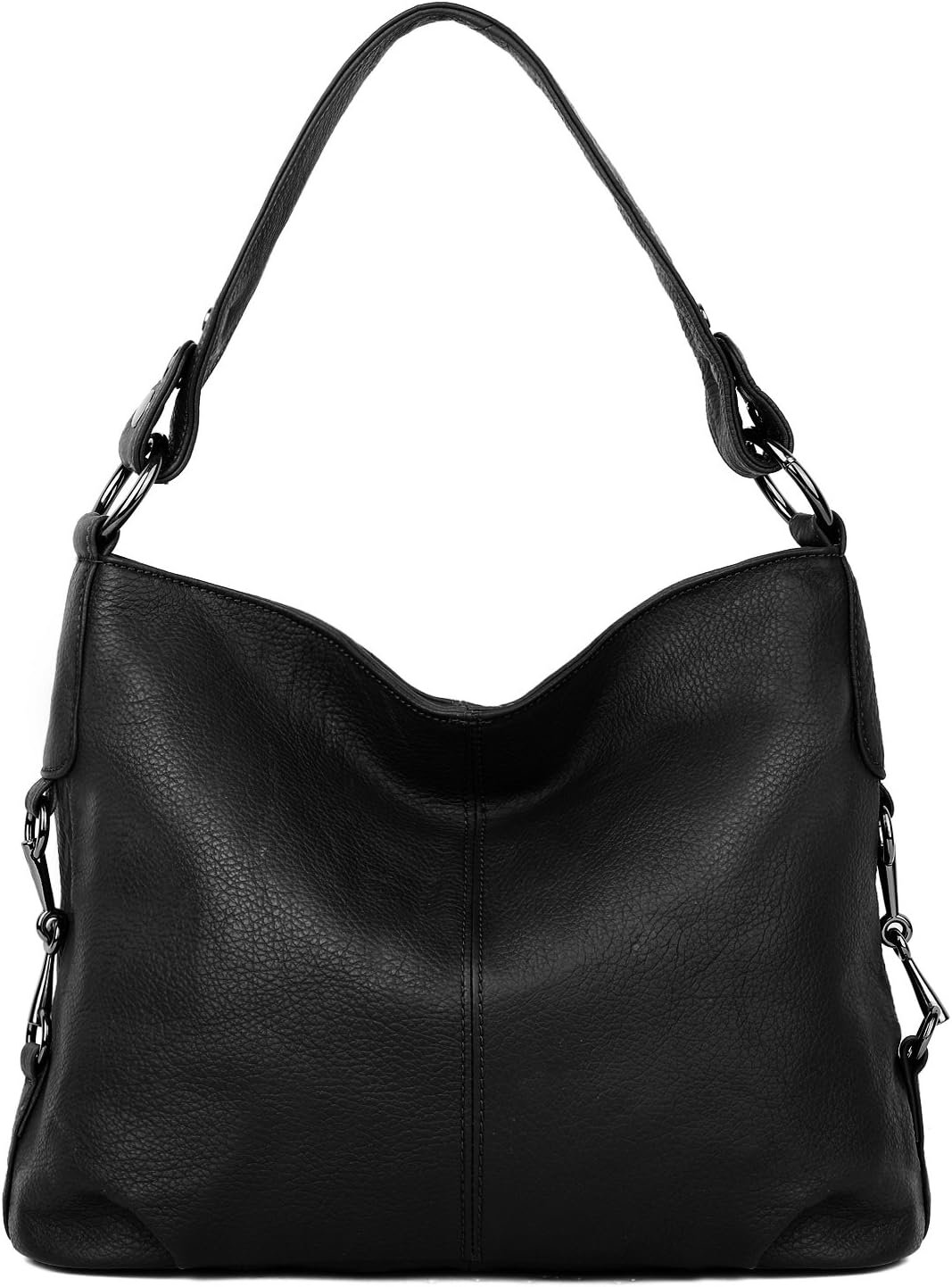 YALUXE Genuine Leather Shoulder Bags Stylish Hobo Handbags Purses Crossbody Bags for Women - Image 7