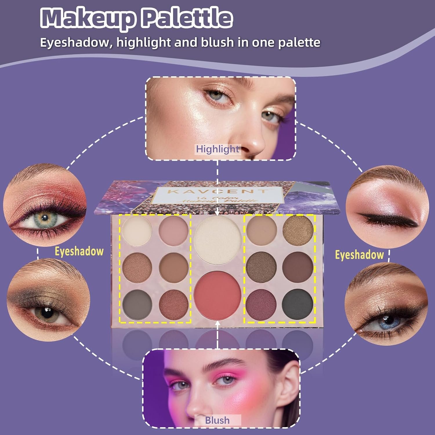 Makeup Kit for Teens Women Full Kit Makeup Sets for Women Foundation Eyeshadow Makeup Gift Set for Teen Girls Christmas Makeup kits for Teenagers 10-12 - Image 3